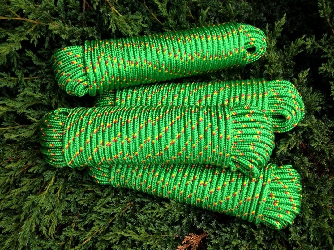 Nr.15 Grünes Strick 6 mm Rope,Seil Spannseil 30m,Reparaturseil Schot Kordel 