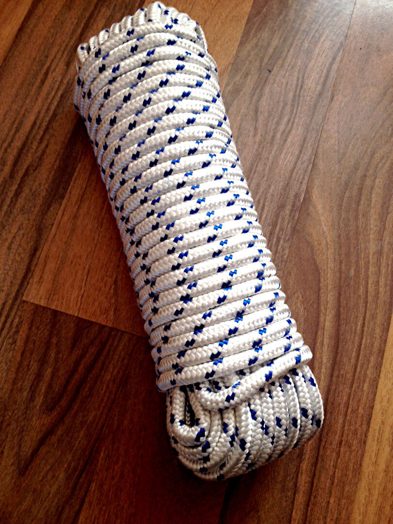 Nr.44 Polypropylen Seil PP 10 mm, 30 m, Festmacherleine,Tauseil, Schnüre, Weiß, – Bild 4