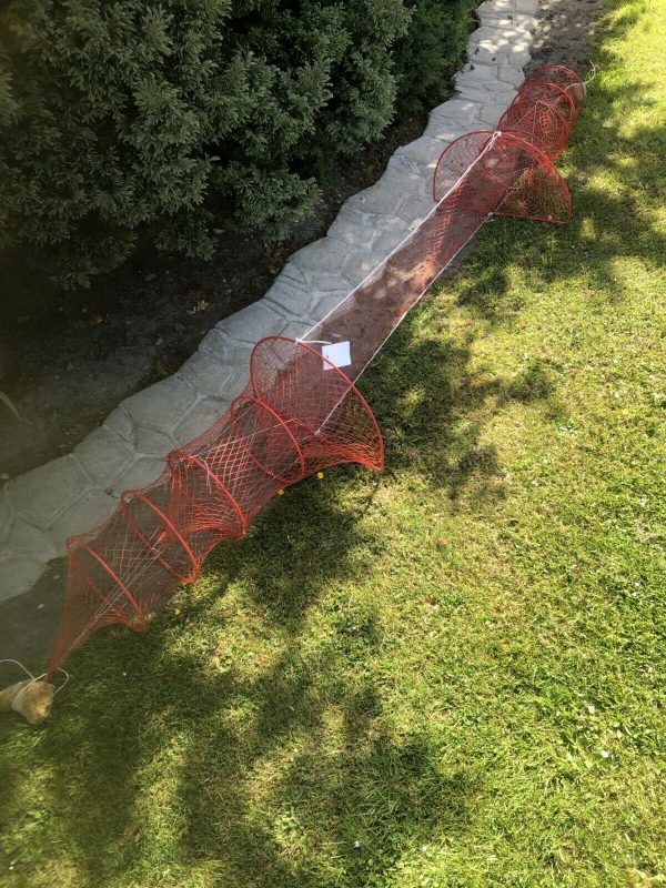 Nr.46 - Doppelreuse,fischreuse,reuse krebsreuse Aalreuse Fischnetz 3 Meter – Bild 13