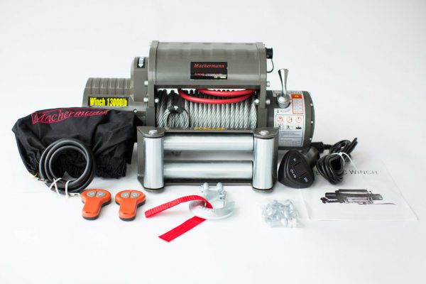 elektrische Seilwinde 12 Volt,13000 lb, 5,9 t. Winde 2 x Funkfernbedienung Neu – Bild 4