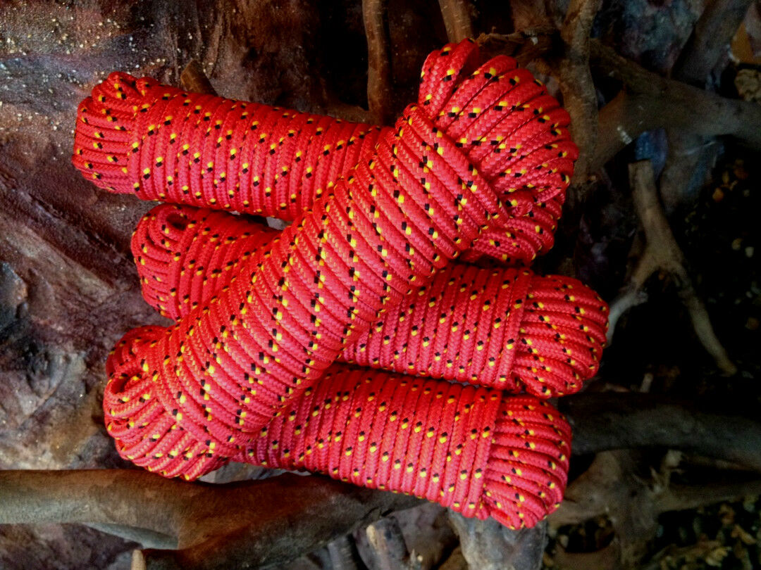 Nr.1 Polypropylenseil, Segeltauwerk 6mm,30m,Seile, Tauwerk,Bootstau,Leine, Rot – Bild 5