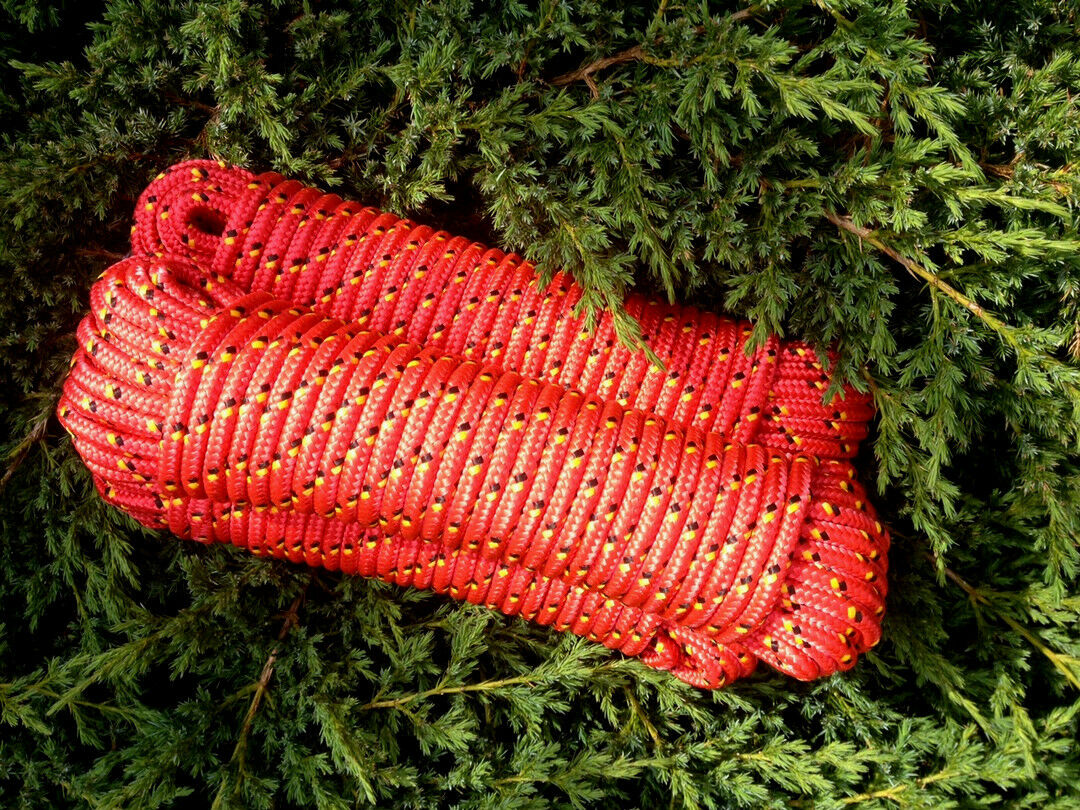 Nr.1 Polypropylenseil, Segeltauwerk 6mm,30m,Seile, Tauwerk,Bootstau,Leine, Rot