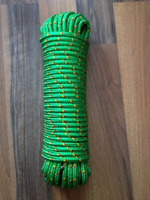 Nr.20 Polypropylen Seil, Leine,Seil,16 mm x 30m,Reepschnur,Seile,Tau,Leine, Grün