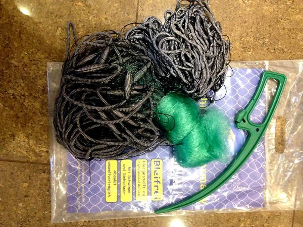 Stellnetz Fischnetz Spiegelnetz,1 Wandig, Finland Netz 1,8x15 m,40 mm ,Grün,Neu! – Bild 3