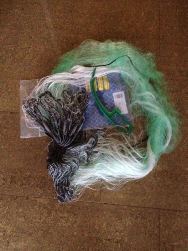 Stellnetz,Fischnetz,Spiegelnetz,3 Wandig, Finland Netz 1,8x10 m,40 mm,Grün/weiß! – Bild 5