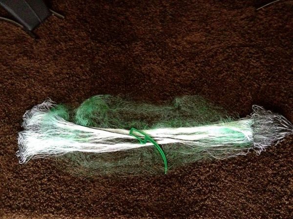Stellnetz,Fischnetz,Spiegelnetz,3 Wandig, Finland Netz 1,8x10 m,40 mm,Grün/weiß! – Bild 8
